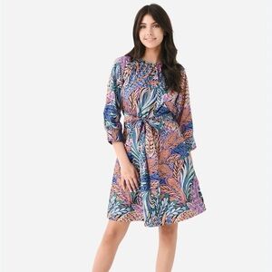 Banjanan | Dresses | Nwt Banjanan Chandra Cotton Smocked Fit Flare Dress Sz  Large | Poshmark